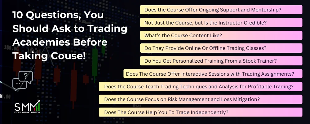 10 Questions, You Should Ask to Trading Academies Before Taking Couse - SMM