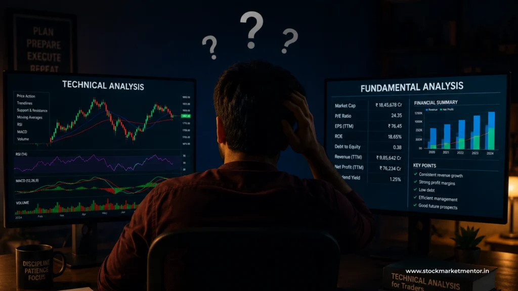 Technical Analysis vs Fundamental Analysis - Stock market courses in India