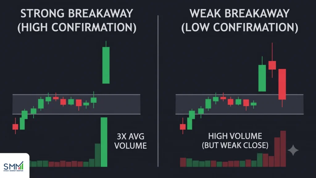 How Traders May Approach a Breakaway Gap